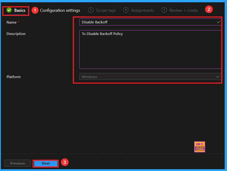 Customize Windows Search Indexing Behavior using Intune's Backoff Policy 4 Customize Windows Search Indexing Behavior using Intune's Backoff Policy- Fig.3