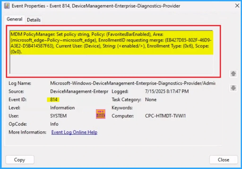 Enable or Disable Favorites Bar Policy in MS Edge Browser using Intune 11 Enable or Disable Favorites Bar Policy in MS Edge Browser using Intune - Fig.11