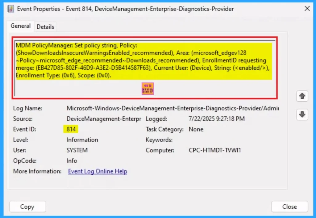 Enable or Disable Insecure Download Warning Policy for Microsoft Edge using Intune 12 Enable or Disable Insecure Download Warning Policy for Microsoft Edge using Intune - Fig.12