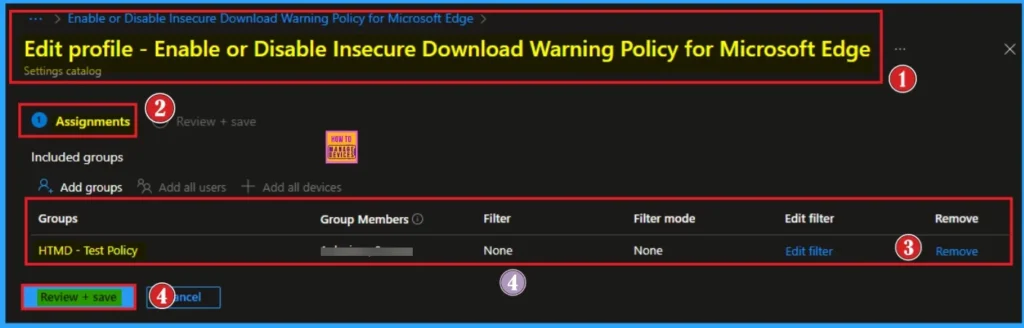 Enable or Disable Insecure Download Warning Policy for Microsoft Edge using Intune 13 Enable or Disable Insecure Download Warning Policy for Microsoft Edge using Intune - Fig.13