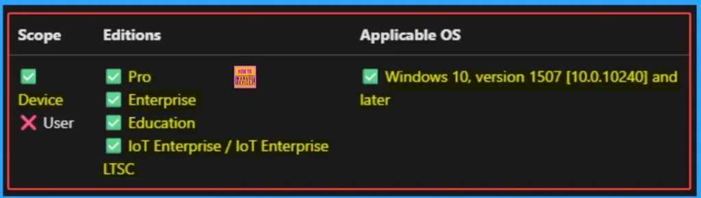 Enable or Disable Microsoft Account Connection Policy using Intune 1 Enable or Disable Microsoft Account Connection Policy using Intune - Fig.1