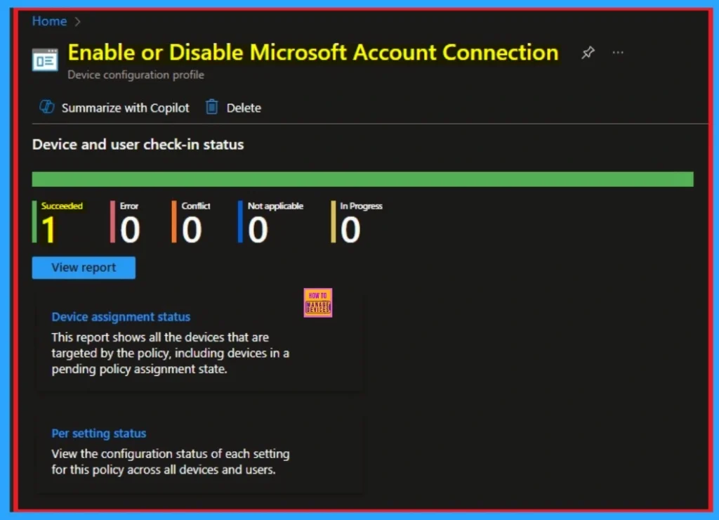 Enable or Disable Microsoft Account Connection Policy using Intune 11 Enable or Disable Microsoft Account Connection Policy using Intune - Fig.11