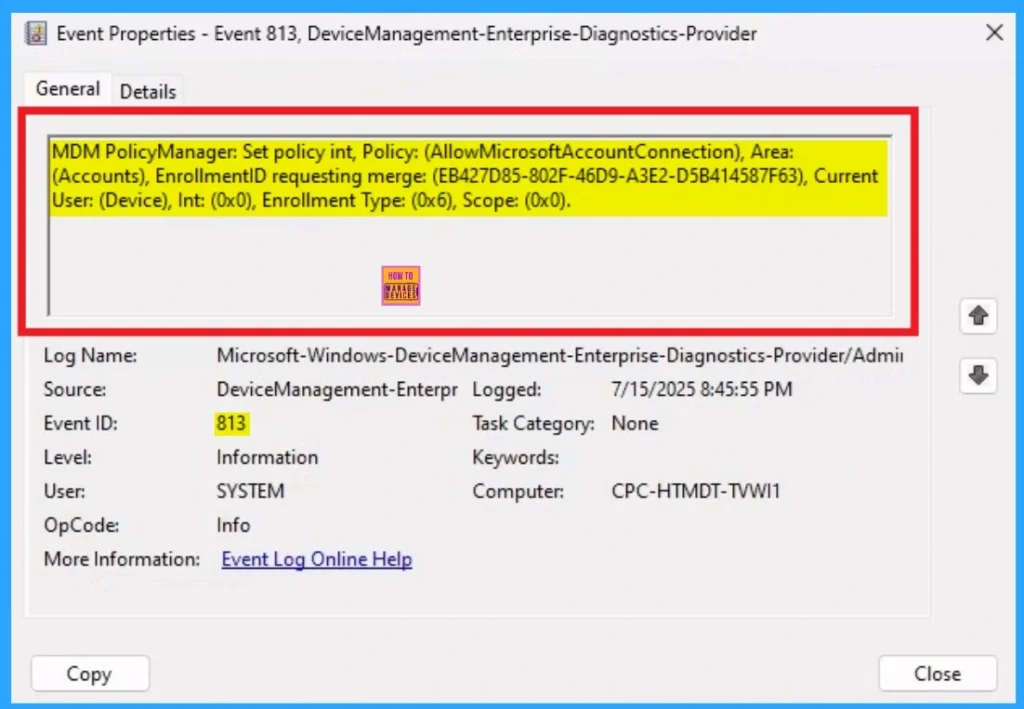 Enable or Disable Microsoft Account Connection Policy using Intune 12 Enable or Disable Microsoft Account Connection Policy using Intune - Fig.12