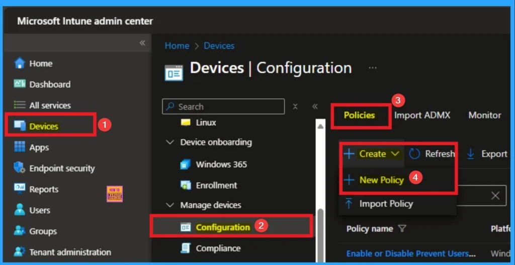 Enable or Disable Microsoft Account Connection Policy using Intune 2 Enable or Disable Microsoft Account Connection Policy using Intune - Fig.2
