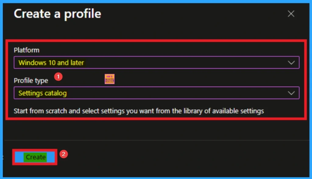 Enable or Disable Microsoft Account Connection Policy using Intune 3 Enable or Disable Microsoft Account Connection Policy using Intune - Fig.3