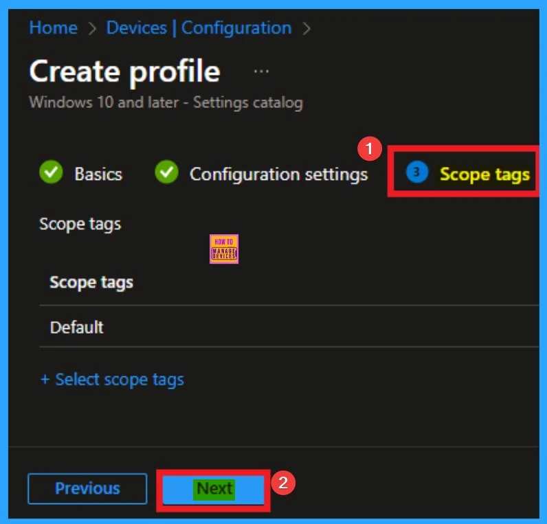 Enable or Disable Microsoft Account Connection Policy using Intune 8 Enable or Disable Microsoft Account Connection Policy using Intune - Fig.8