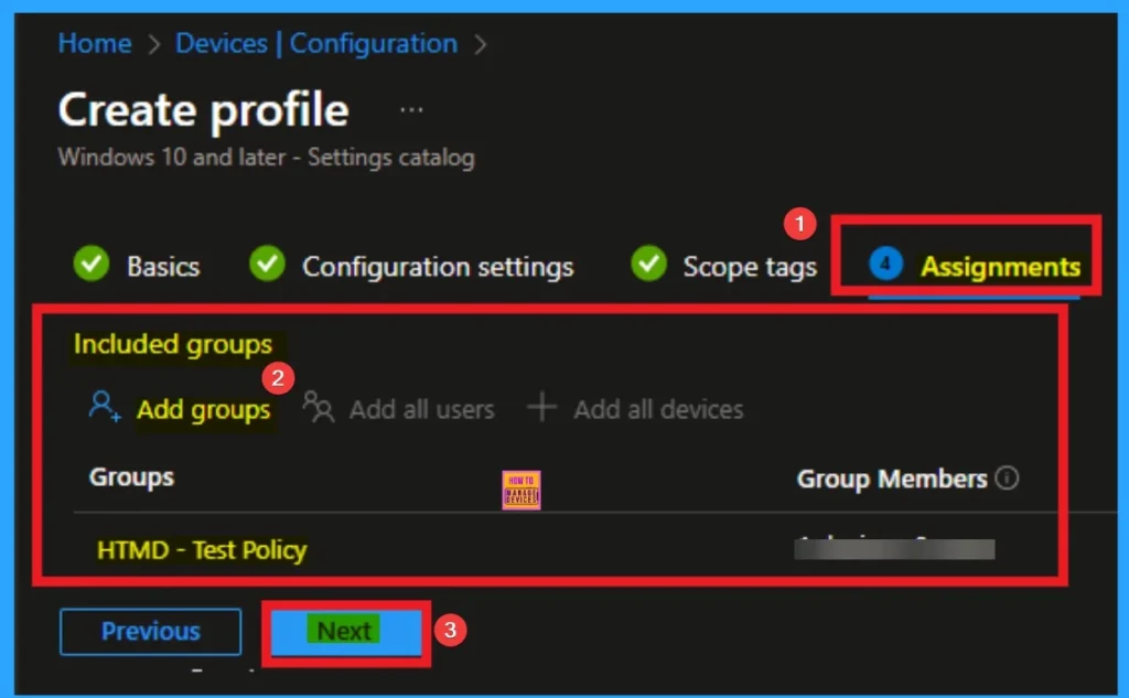 Enable or Disable Microsoft Account Connection Policy using Intune 9 Enable or Disable Microsoft Account Connection Policy using Intune - Fig.9
