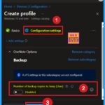 Enable or Disable OneNote Backup Copies to Keep Policy in MS Intune 1 Enable or Disable OneNote Backup Copies to Keep Policy in MS Intune 1