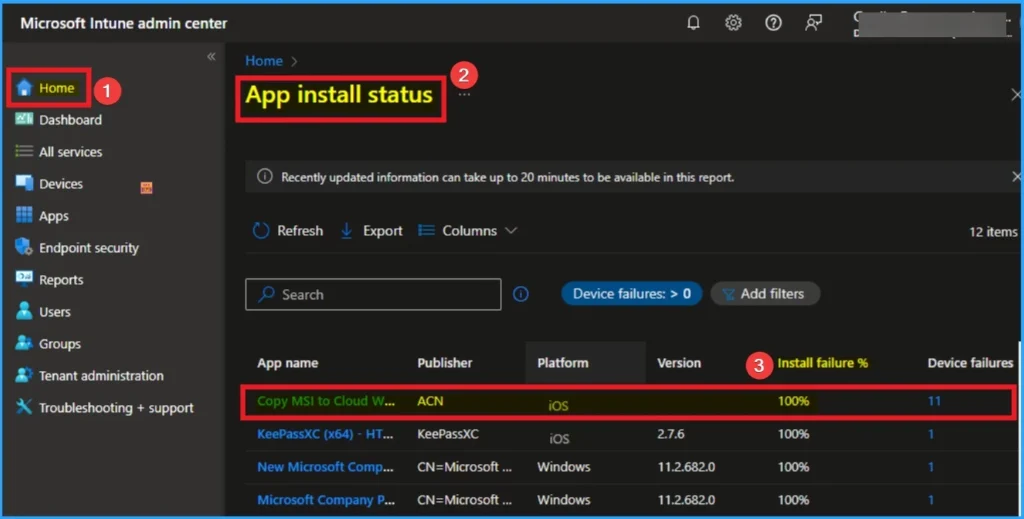 Fix iOS App Installation Error 0x87D1313C in Intune 2 Fix iOS App Installation Error 0x87D1313C in Intune - Fig.2