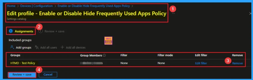 Hide Frequently Used Apps from Start Menu using Intune Policy 14 Hide Frequently Used Apps from Start Menu using Intune Policy - Fig.14