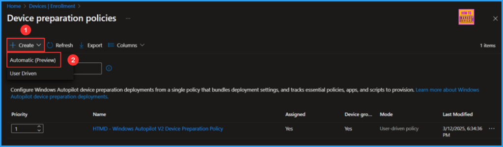 How to Create Autopilot Device Preparation Policy for Windows 365 Frontline Devices using Intune 3 How to Create Autopilot Device Preparation Policy for Windows 365 Frontline Devices using Intune. Fig. 3