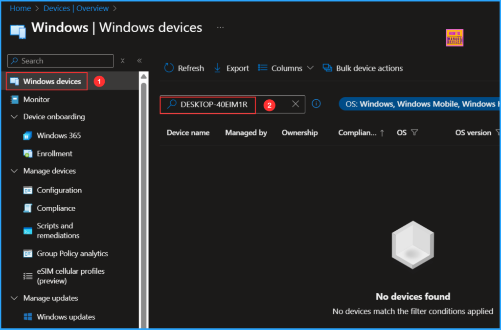 How to Create New Platform Specific Device Clean-up Rule in Intune 7 How to Create New Platform Specific Device Clean-up Rule in Intune. Fig. 7