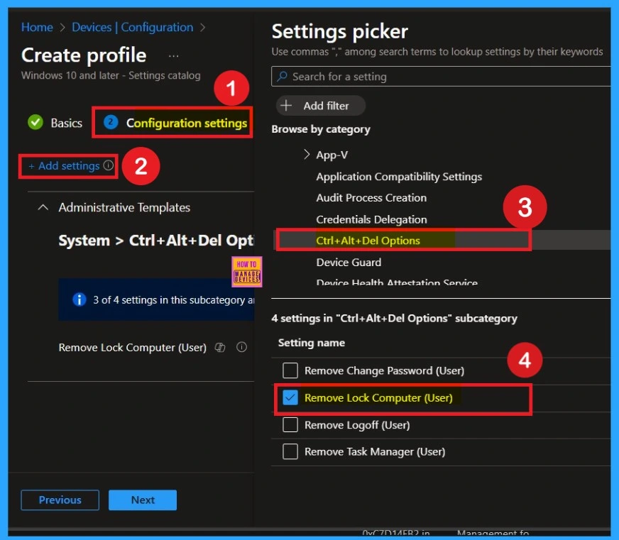 Control System Lock Screen Policy for Users with Intune 4 Control System Lock Screen Policy for Users with Intune -Fig. 4