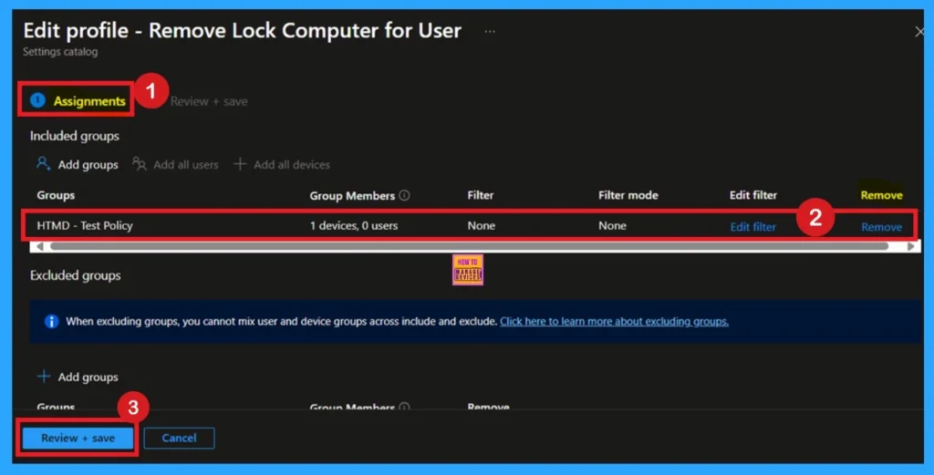 Control System Lock Screen Policy for Users with Intune 13 Control System Lock Screen Policy for Users with Intune -Fig. 13