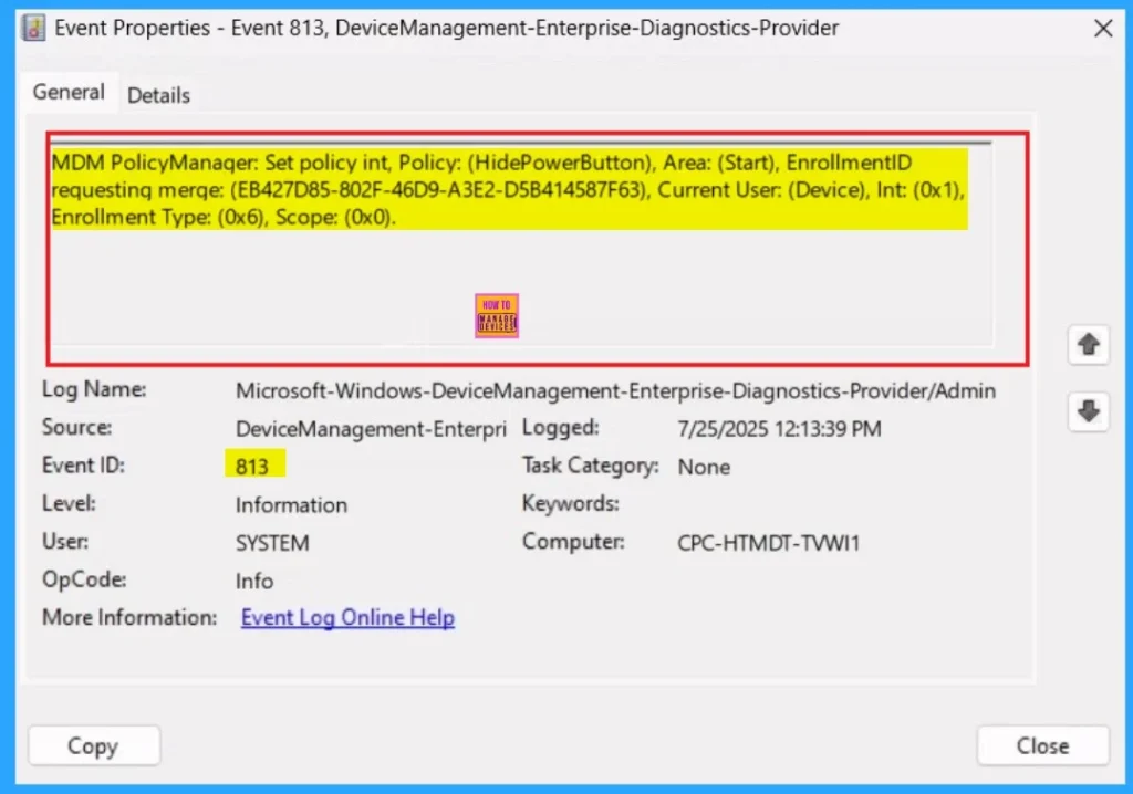 How to Hide Shutdown Restart Sleep and Hibernate from Start Menu using Intune Policy 13 How to Hide Shutdown Restart Sleep and Hibernate from Start Menu using Intune Policy - Fig.13