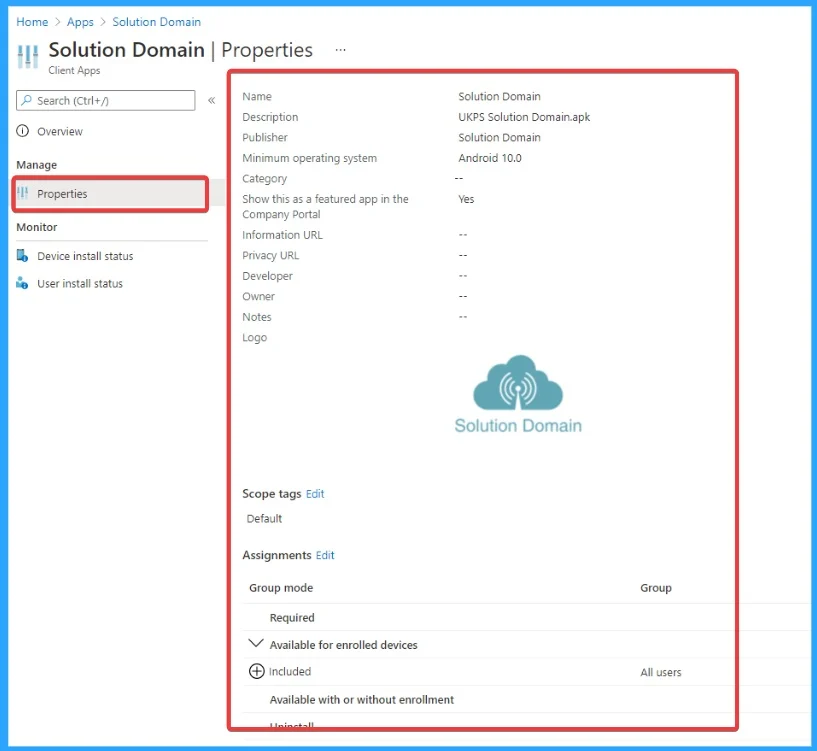 How to Resolve Intune Android APK Deployment Failure via Managed Google Play 4 How to Resolve Intune Android APK Deployment Failure via Managed Google Play - Fig.4 - Creds to MS