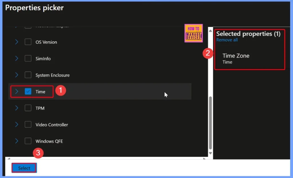 How to Track Time Zone Information from Windows Devices using Intune Inventory 6 How to Track Time Zone Information from Windows Devices using Intune Inventory - Fig.6