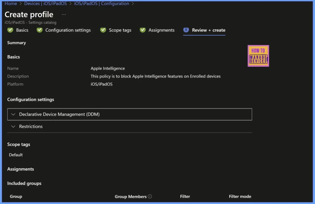 How to Manage Apple Intelligence on iOS or iPadOS Devices using Intune 9 How to Manage Apple Intelligence on iOS or iPadOS Devices using Intune 3
