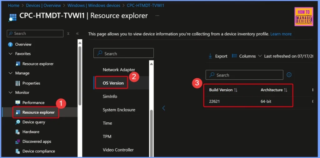 How to Track Windows OS Version and Build Details using Intune Inventory Policy 10 How to Track Windows OS Version and Build Details using Intune Inventory Policy - Fig.10