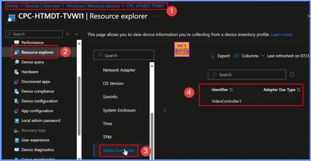 How to use Intune Inventory to View Graphics Model Video RAM and Display Settings on Windows Devices 10 How to use Intune Inventory to View Graphics Model Video RAM and Display Settings on Windows Devices - Fig.10