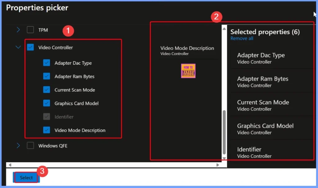 How to use Intune Inventory to View Graphics Model Video RAM and Display Settings on Windows Devices 4 How to use Intune Inventory to View Graphics Model Video RAM and Display Settings on Windows Devices - Fig.4