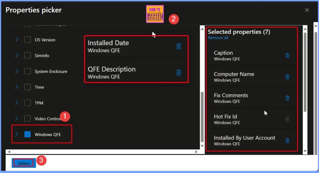 How to Track Windows Security Patch Installation Details using Intune Inventory 5 How to Track Windows Security Patch Installation Details using Intune Inventory - Fig.5