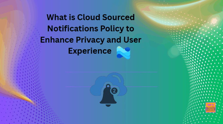 What is Cloud Sourced Notifications Policy to Enhance Privacy and User Experience using Intune
