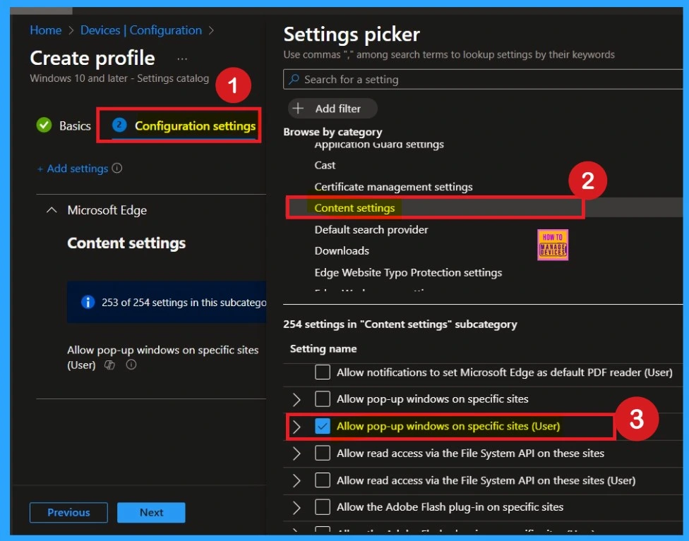 How to Control Default Pop-up for Specific Sites Using Intune Policy 4 How to Control Default Pop-up for Specific Sites Using Intune Policy - Fig.3