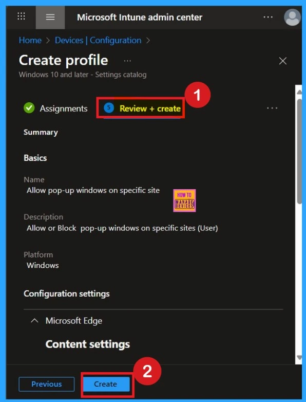 How to Control Default Pop-up for Specific Sites Using Intune Policy 9 How to Control Default Pop-up for Specific Sites Using Intune Policy - Fig.8