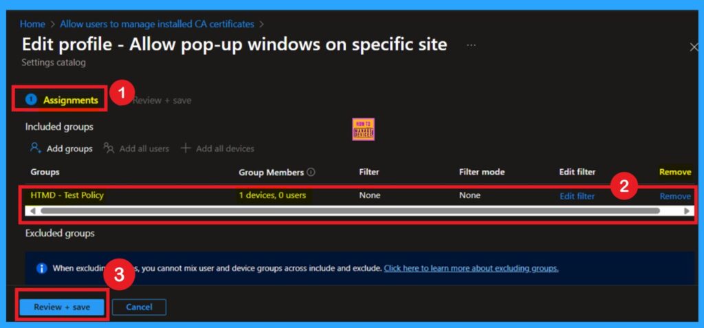 How to Control Default Pop-up for Specific Sites Using Intune Policy 12 How to Control Default Pop-up for Specific Sites Using Intune Policy- Fig.11