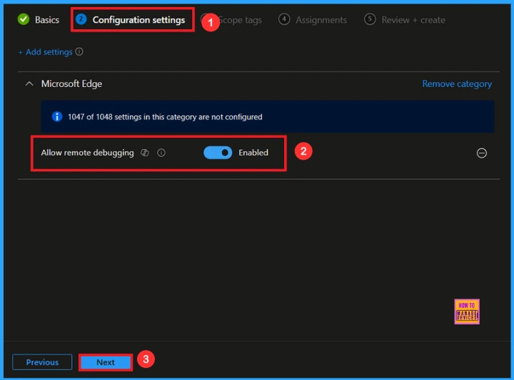 Enable Remote Debugging to Control User Access and Permissions for Microsoft Edge using Intune 6 Enable Remote Debugging to Control User Access and Permissions for Microsoft Edge using Intune - Fig.5