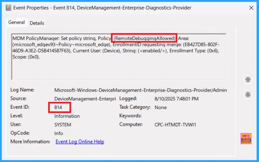 Enable Remote Debugging to Control User Access and Permissions for Microsoft Edge using Intune 11 Enable Remote Debugging to Control User Access and Permissions for Microsoft Edge using Intune - Fig.10