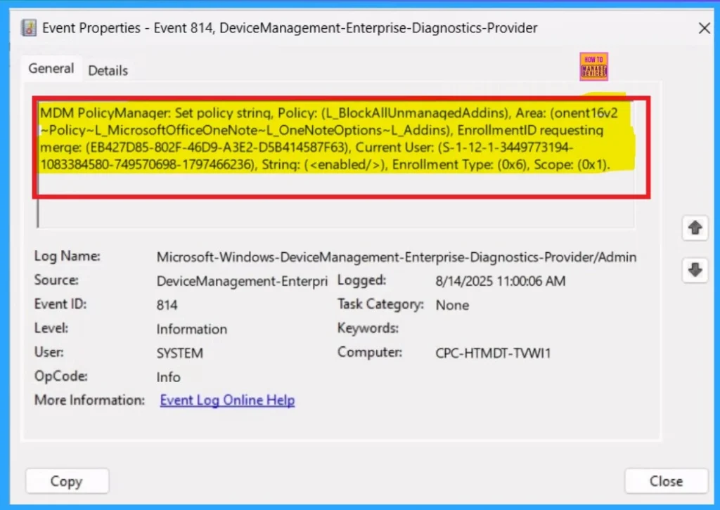 Allow or Block All Unmanaged Add-ins in OneNote using Intune Policy 11 Allow or Block All Unmanaged Add-ins in OneNote using Intune Policy -Fig.11