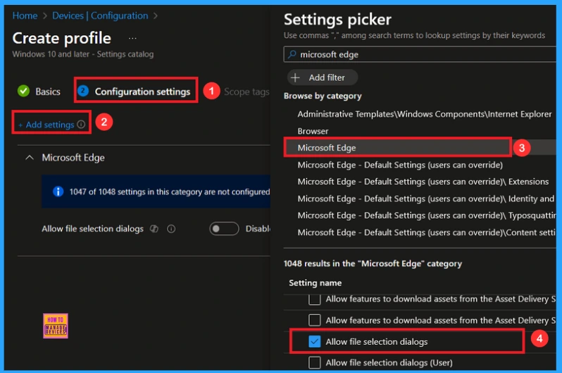 Enable File Selection Dialogs in Edge Browser for Local File Interactions using Intune Policy - Fig.3