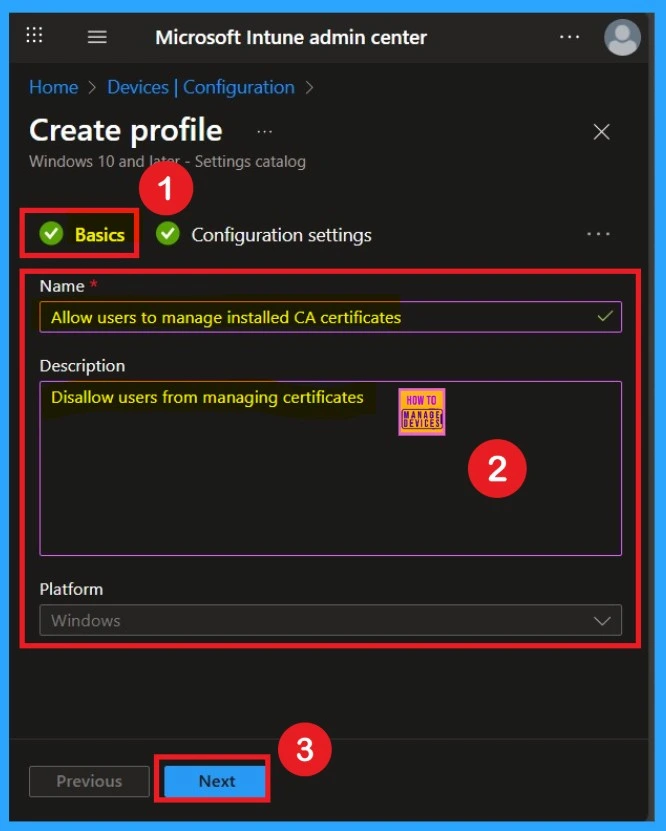 Allow or Disallow users to Manage Installed CA Certificates for user 2 Allow or Disallow users to Manage Installed CA Certificates for user -Fig.2