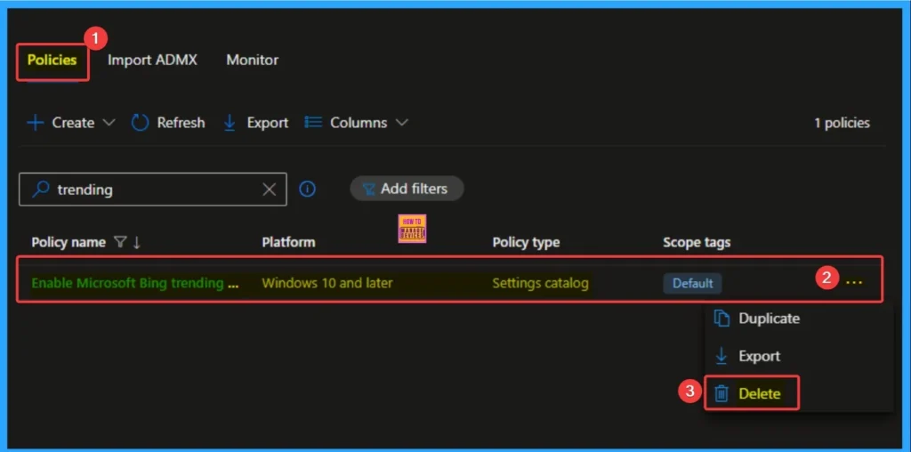 Control Microsoft Bing Trending Suggestions in the Address Bar Policy using Intune 13 Control Microsoft Bing Trending Suggestions in the Address Bar Policy using Intune - Fig.13