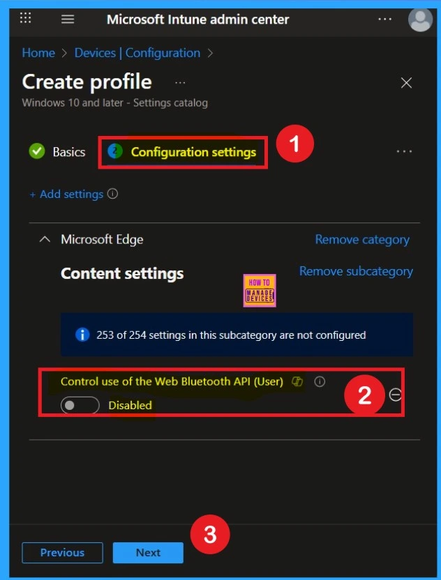 Take Control of Your Browser Security Manage Web Bluetooth in Edge Browser with Intune Policy 4 Take Control of Your Browser Security Manage Web Bluetooth in Edge Browser with Intune Policy -Fig.4