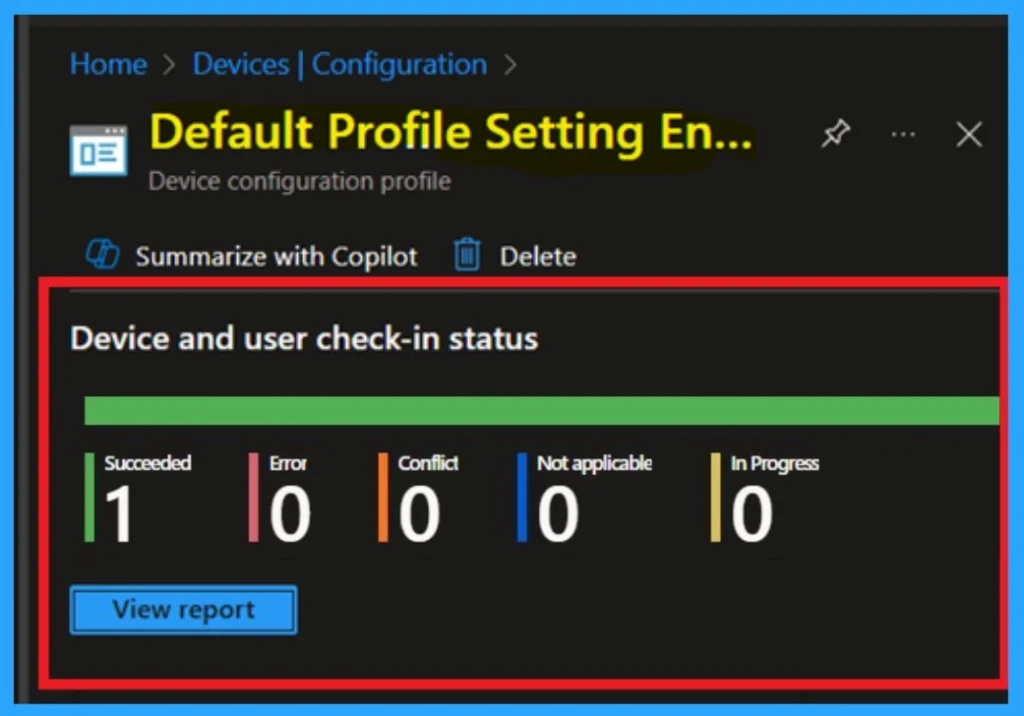 Default Profile Setting Enabled Policy in MS Edge using Intune 9 Default Profile Setting Enabled Policy in MS Edge using Intune - Fig.9