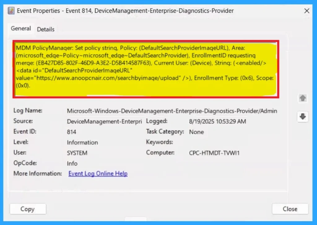 Default Profile Setting Enabled Policy in MS Edge using Intune 10 Default Profile Setting Enabled Policy in MS Edge using Intune - Fig.10
