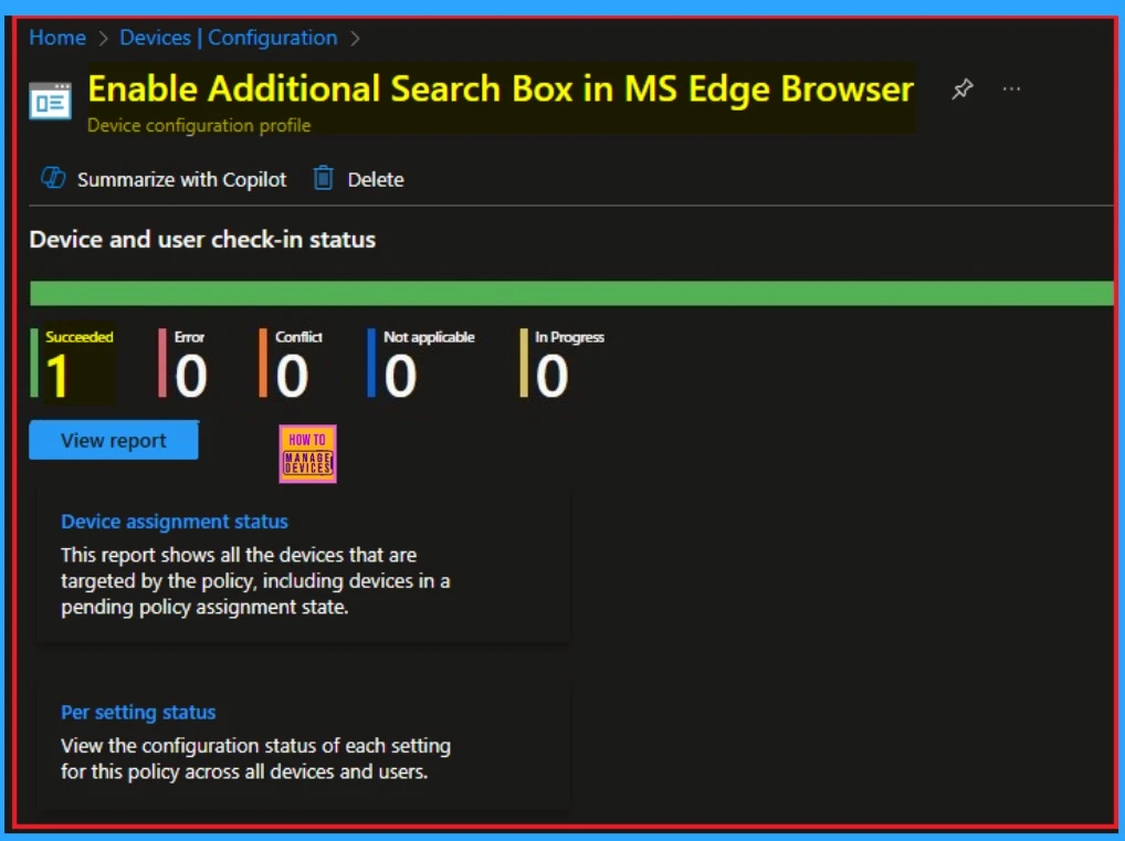 Enable Additional Search Box in MS Edge for Better Search Experience using Intune 10 Enable Additional Search Box in MS Edge for Better Search Experience using Intune - Fig.10