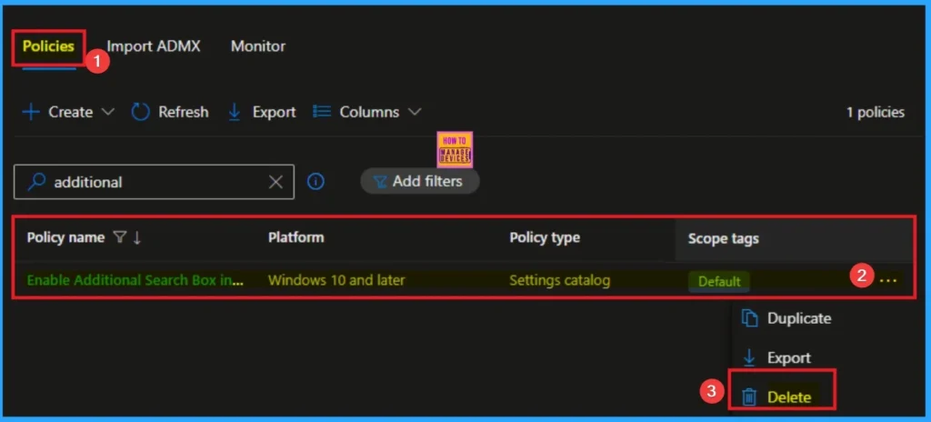 Enable Additional Search Box in MS Edge for Better Search Experience using Intune 13 Enable Additional Search Box in MS Edge for Better Search Experience using Intune - Fig.13