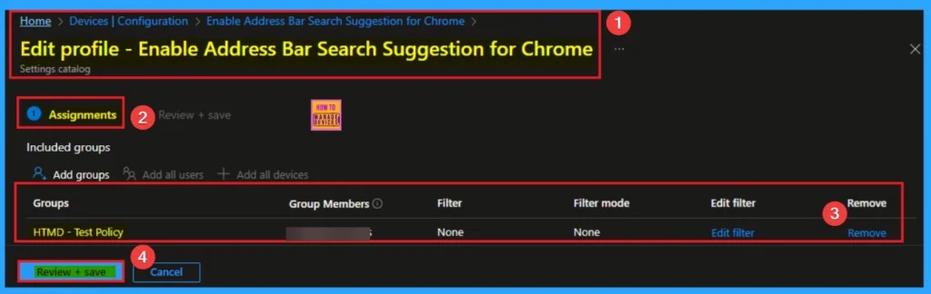 Enable Address Bar Search Suggestion to Optimizing User Experience for Google Chrome Using Intune 12 Enable Address Bar Search Suggestion to Optimizing User Experience for Google Chrome Using Intune - Fig.12