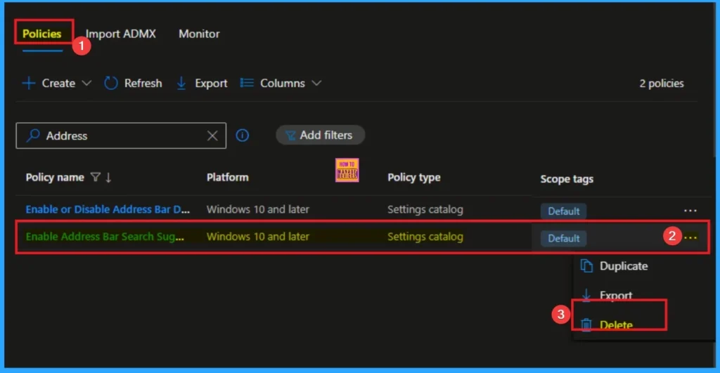 Enable Address Bar Search Suggestion to Optimizing User Experience for Google Chrome Using Intune 13 Enable Address Bar Search Suggestion to Optimizing User Experience for Google Chrome Using Intune - Fig.13