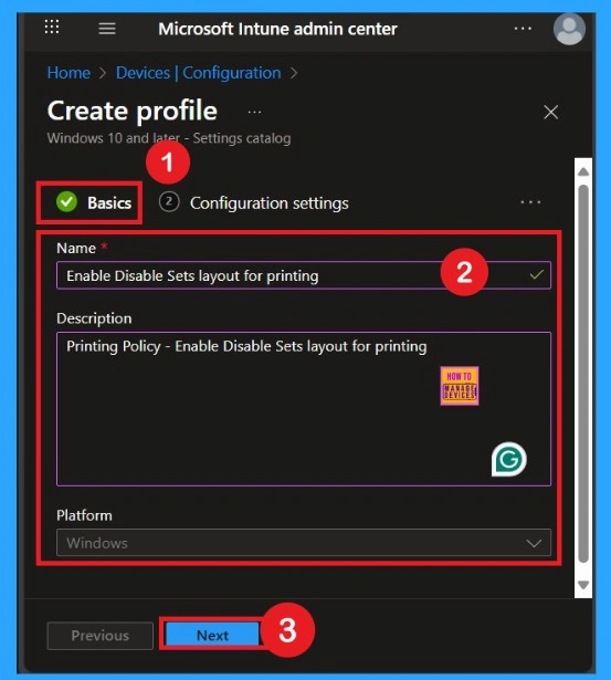 Enable Disable Sets Layout for Printing in MS Edge using Intune Policy 2 Enable Disable Sets Layout for Printing in MS Edge using Intune Policy - Fig.1