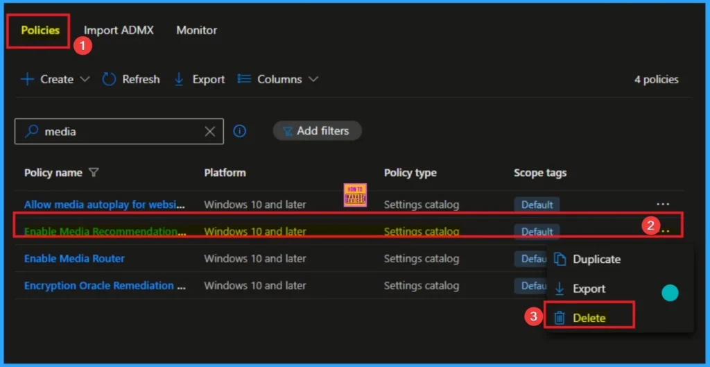 Enable Media Recommendations Policy for User Engagement and Content Discovery in Google Chrome using Intune - Fig.13