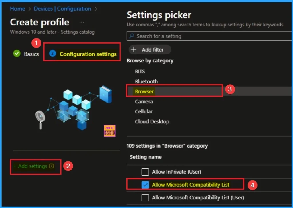 Enable Legacy Web App Compatibility in MS Edge Browser using Intune 4 Enable Legacy Web App Compatibility in MS Edge Browser using Intune - Fig.4