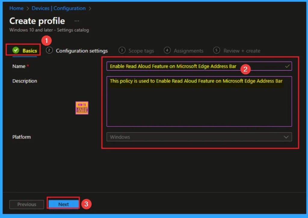 Enable Read Aloud Feature on Microsoft Edge Address Bar More Menu to Enhance Accessibility using Intune 3 Enable Read Aloud Feature on Microsoft Edge Address Bar More Menu to Enhance Accessibility using Intune 2