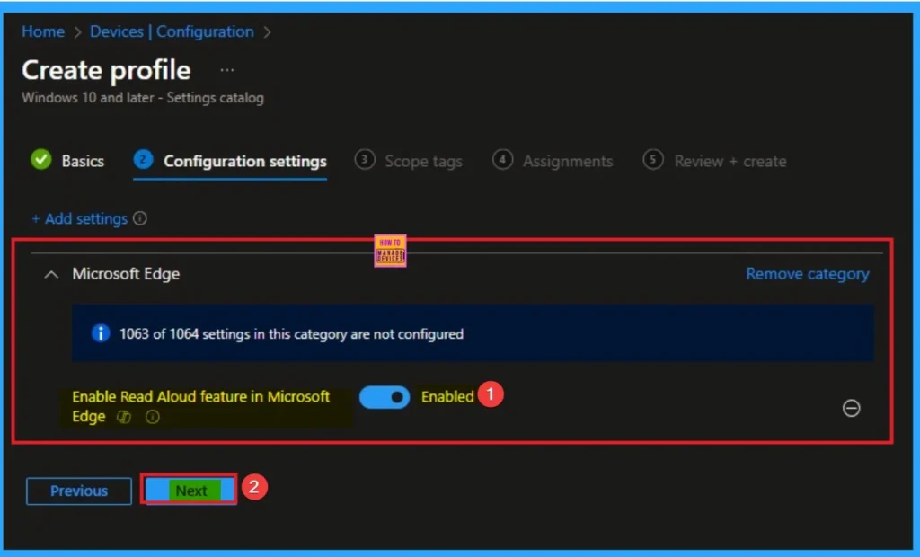 Enable Read Aloud Feature on Microsoft Edge Address Bar More Menu to Enhance Accessibility using Intune 6 Enable Read Aloud Feature on Microsoft Edge Address Bar More Menu to Enhance Accessibility using Intune 5