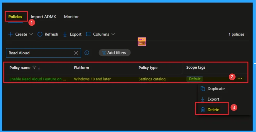 Enable Read Aloud Feature on Microsoft Edge Address Bar More Menu to Enhance Accessibility using Intune 13 Enable Read Aloud Feature on Microsoft Edge Address Bar More Menu to Enhance Accessibility using Intune 12