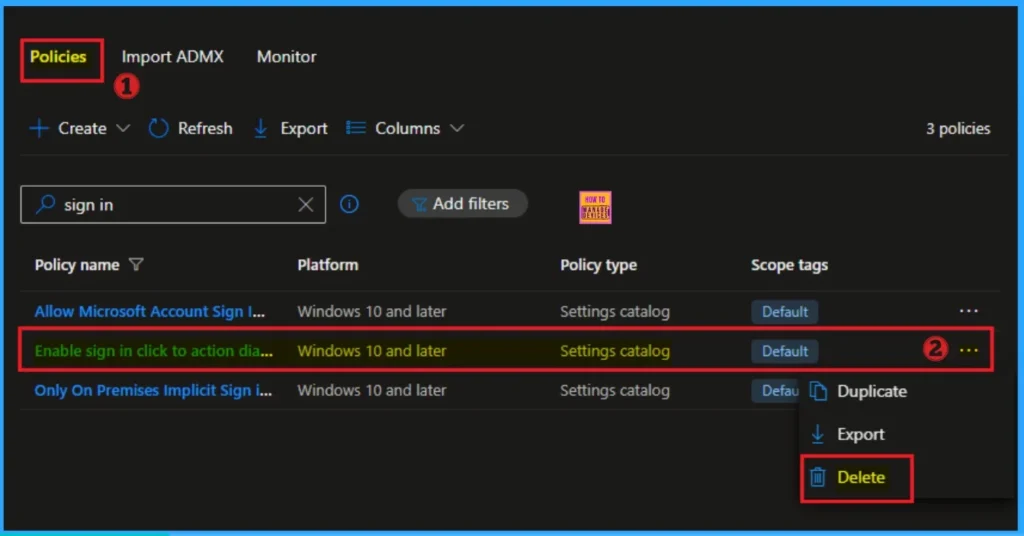 Enable Sign in Click to Action Dialog Policy in MS Edge for Accessing Resources using Intune 14 Enable Sign in Click to Action Dialog Policy in MS Edge for Accessing Resources using Intune - Fig.14